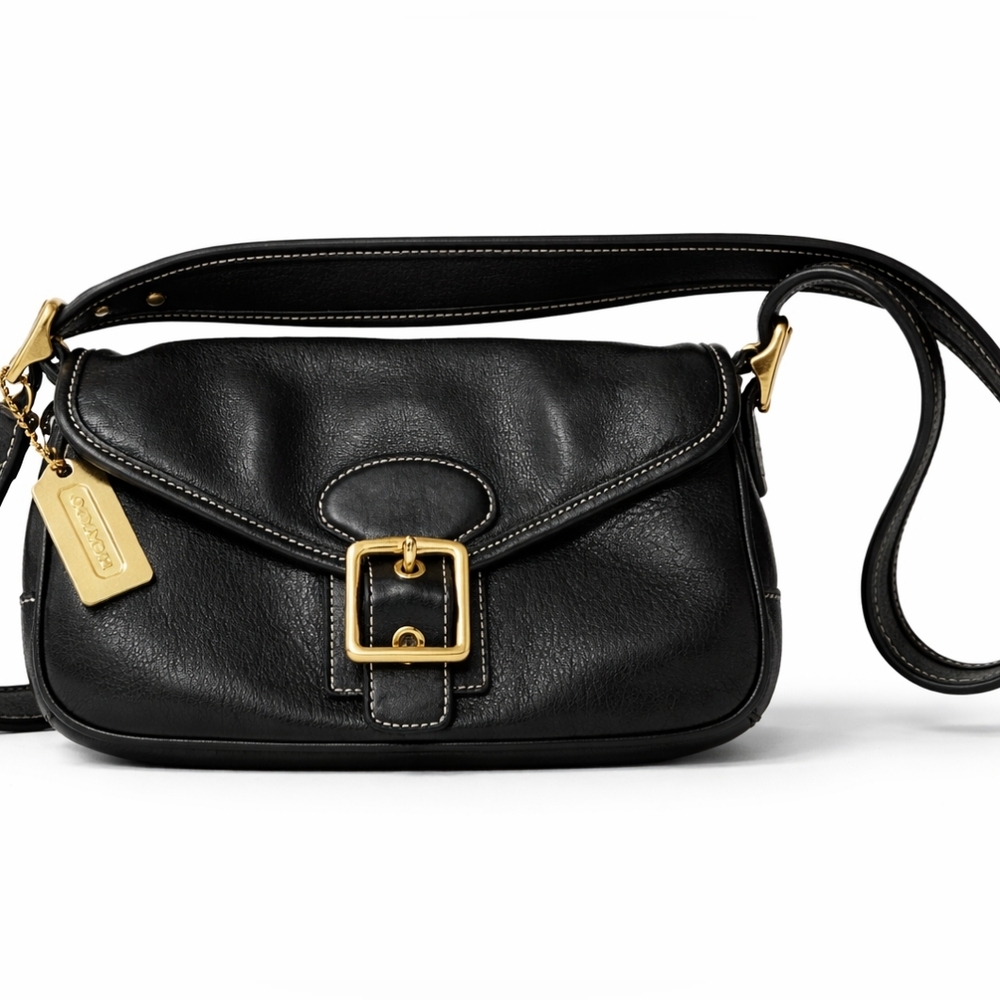 Coach Vintage Soho 9127 Black Leather Shoulder Bag